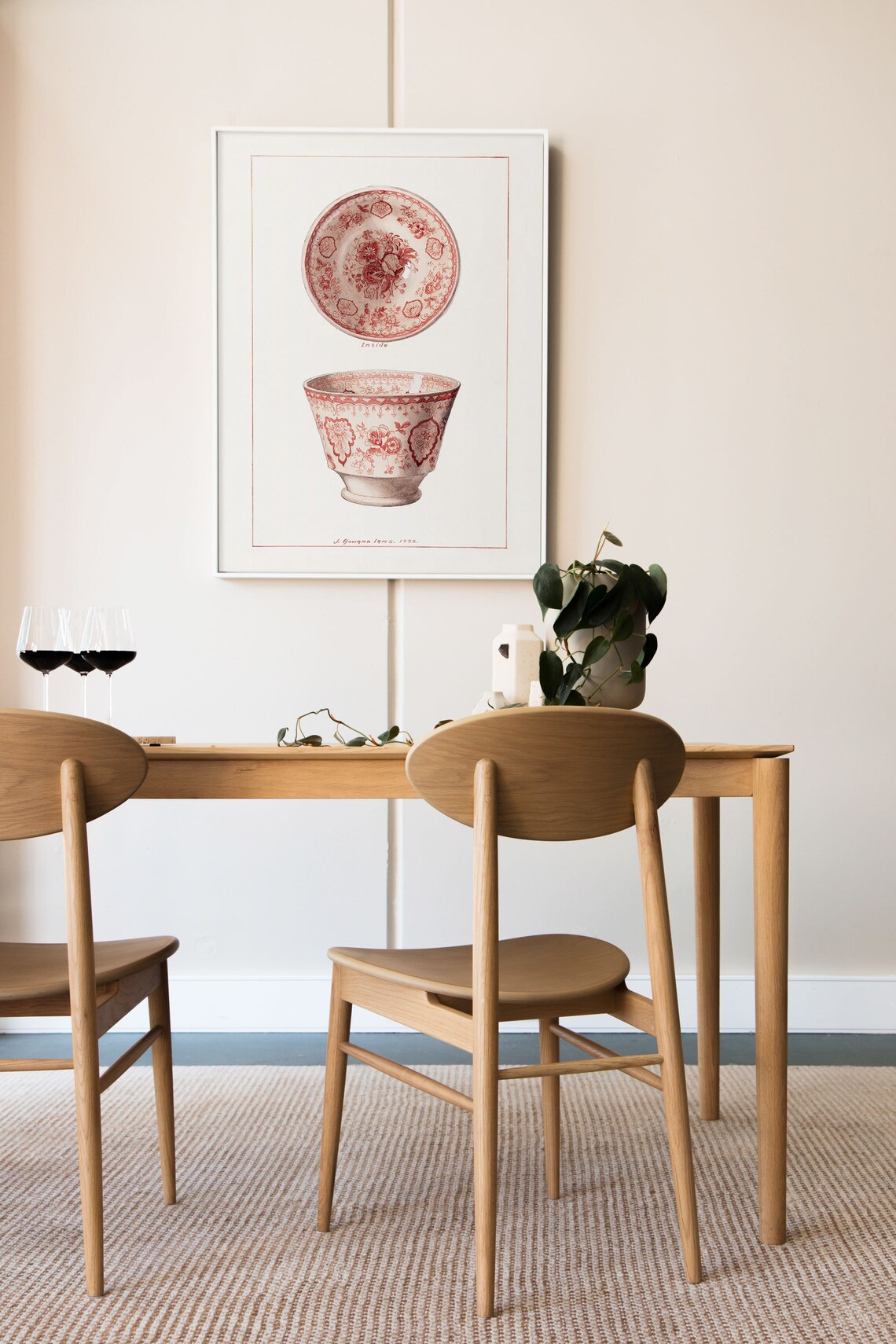 Chinoiserie Art Print, French Farmhouse Decor - Image 2