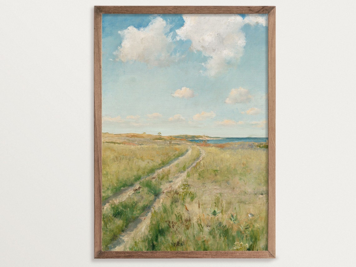 Meadow French Country Art Print, Country Decor