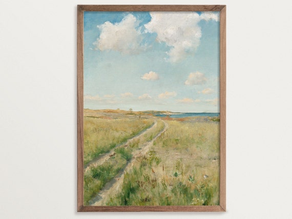 Meadow French Country Art Print, Country Decor