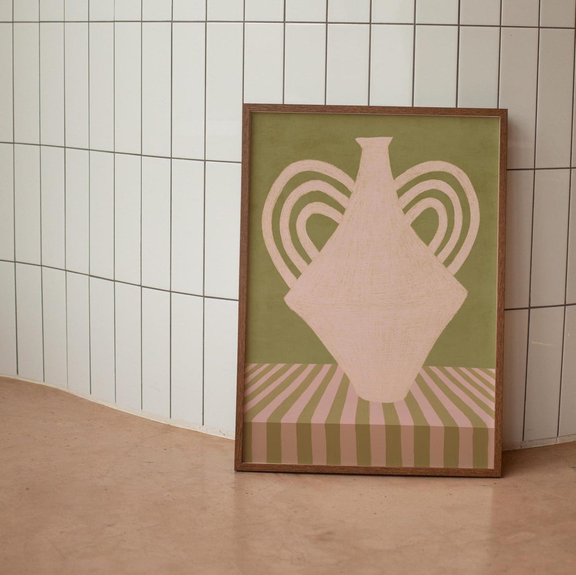 Vase Painting, Contemporary Eclectic Art Print - Image 2