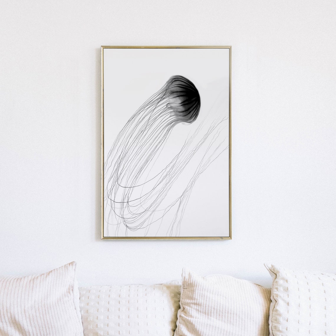 Jellyfish Art Print, Modern Home Decor - Image 3