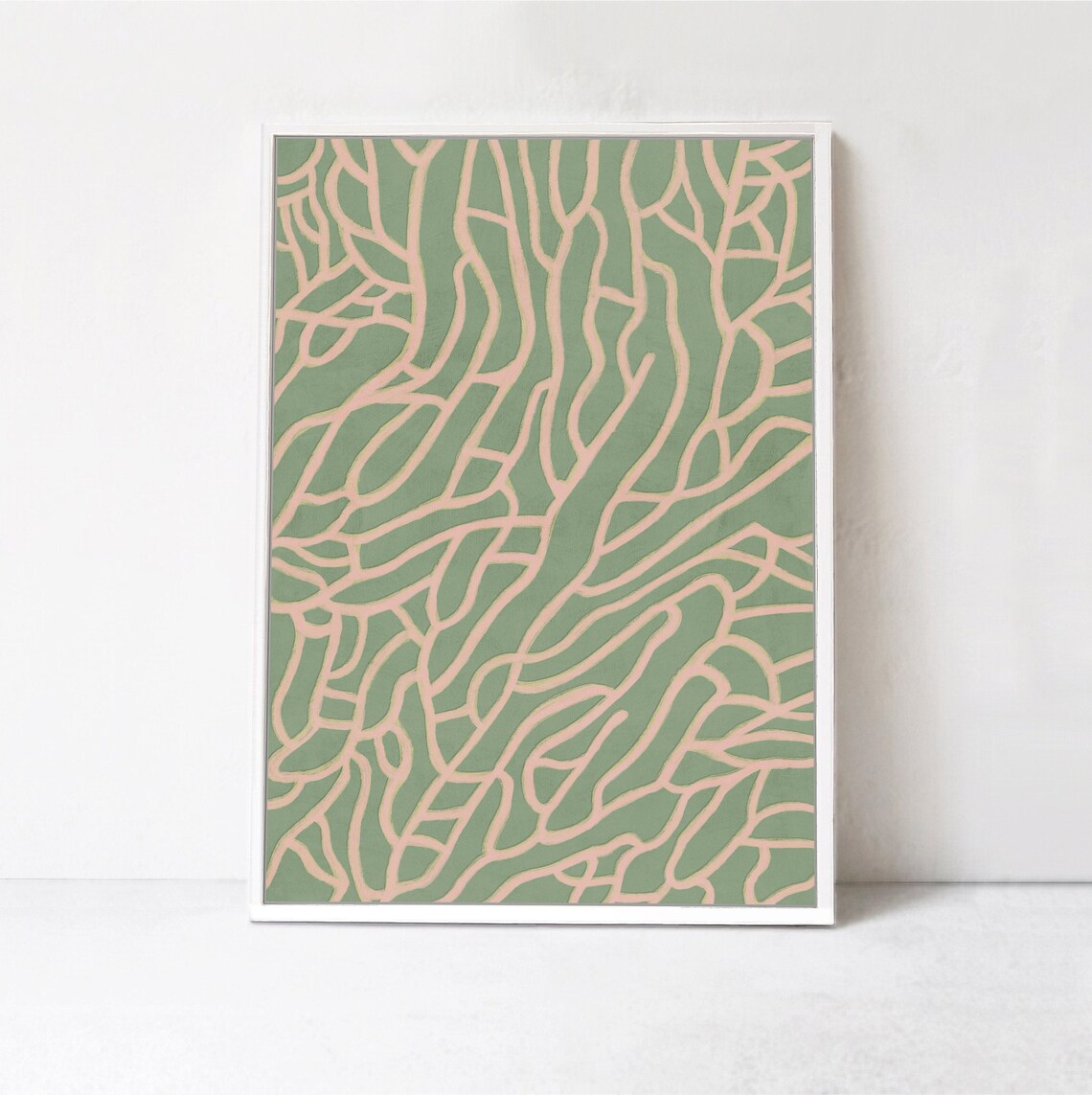 Scandi Poster Art, Abstract Mid-Century Modern - Image 2