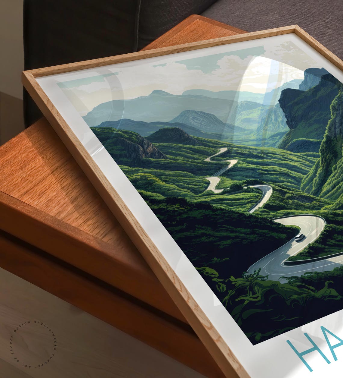 Ha Giang Loop Vietnam Green Mountain Valley Road Travel Poster - Image 6