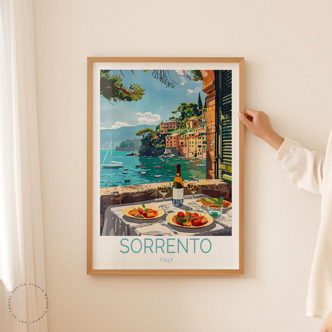 Sorrento Italy Travel Poster, Coastal Wall Art Print - Image 2