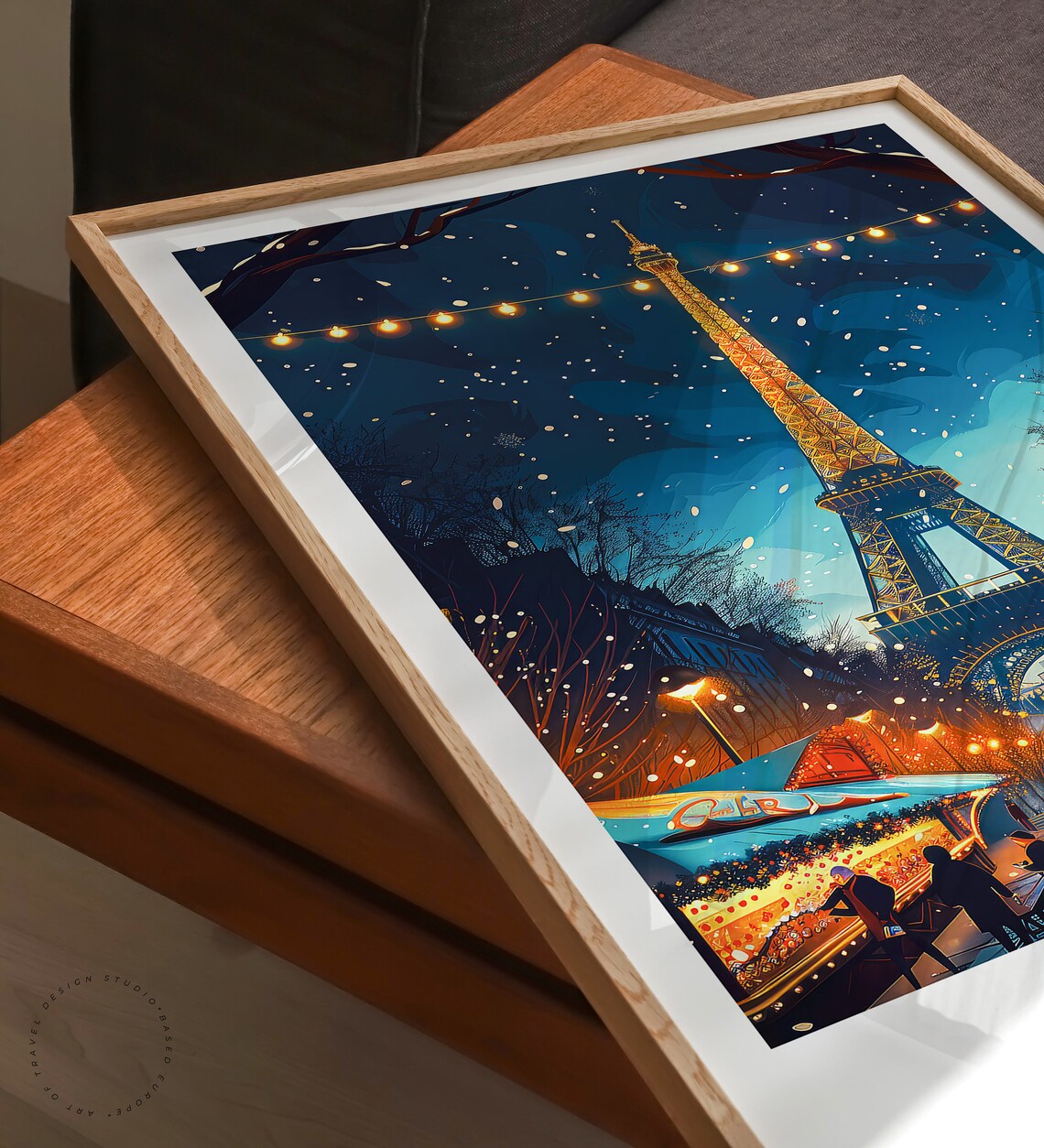Paris Travel Poster, France Wall Decor Art Print - Image 3