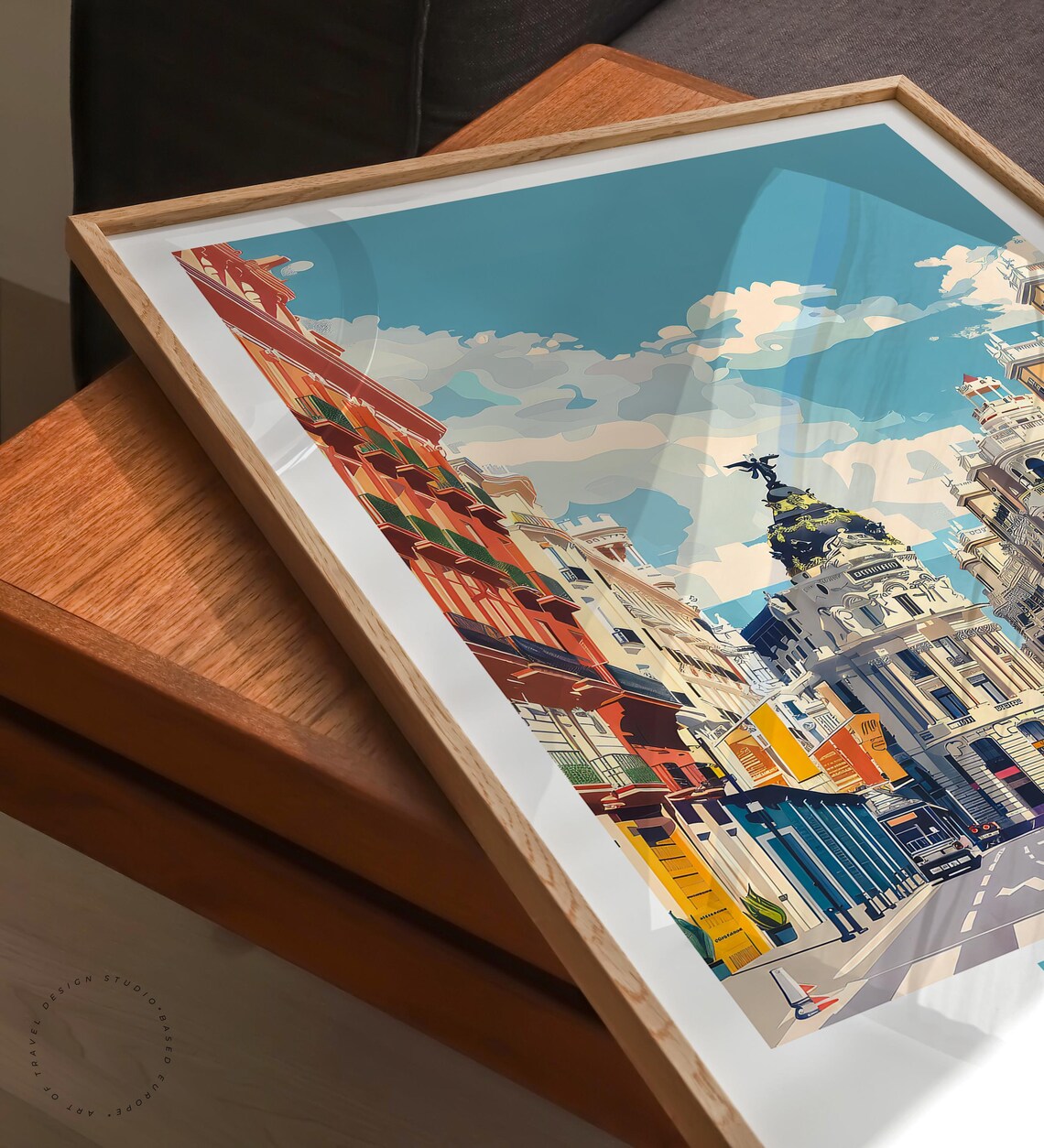 Madrid Travel Poster, Spain Travel Wall Art - Image 3