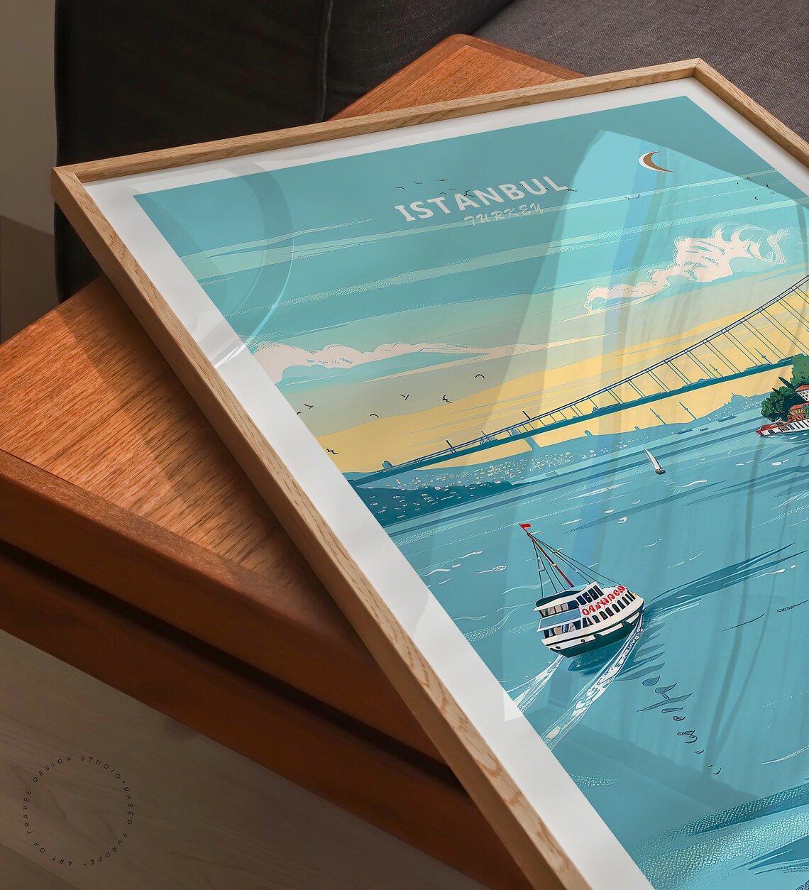 Istanbul Travel Poster, Turkey Wall Art - Image 3