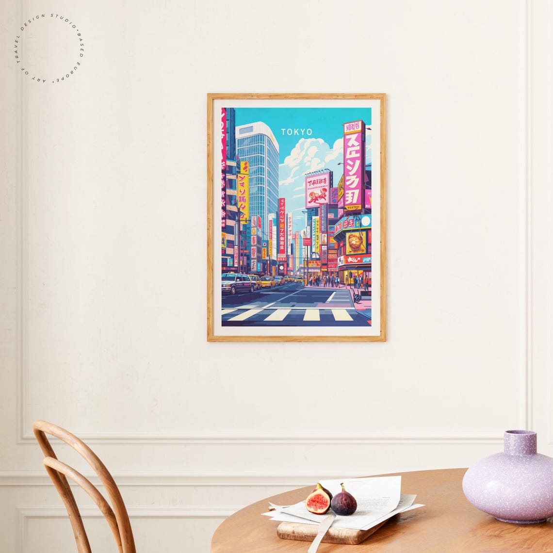 Tokyo Travel Poster, Minimalist Cityscape Art Print - Image 4
