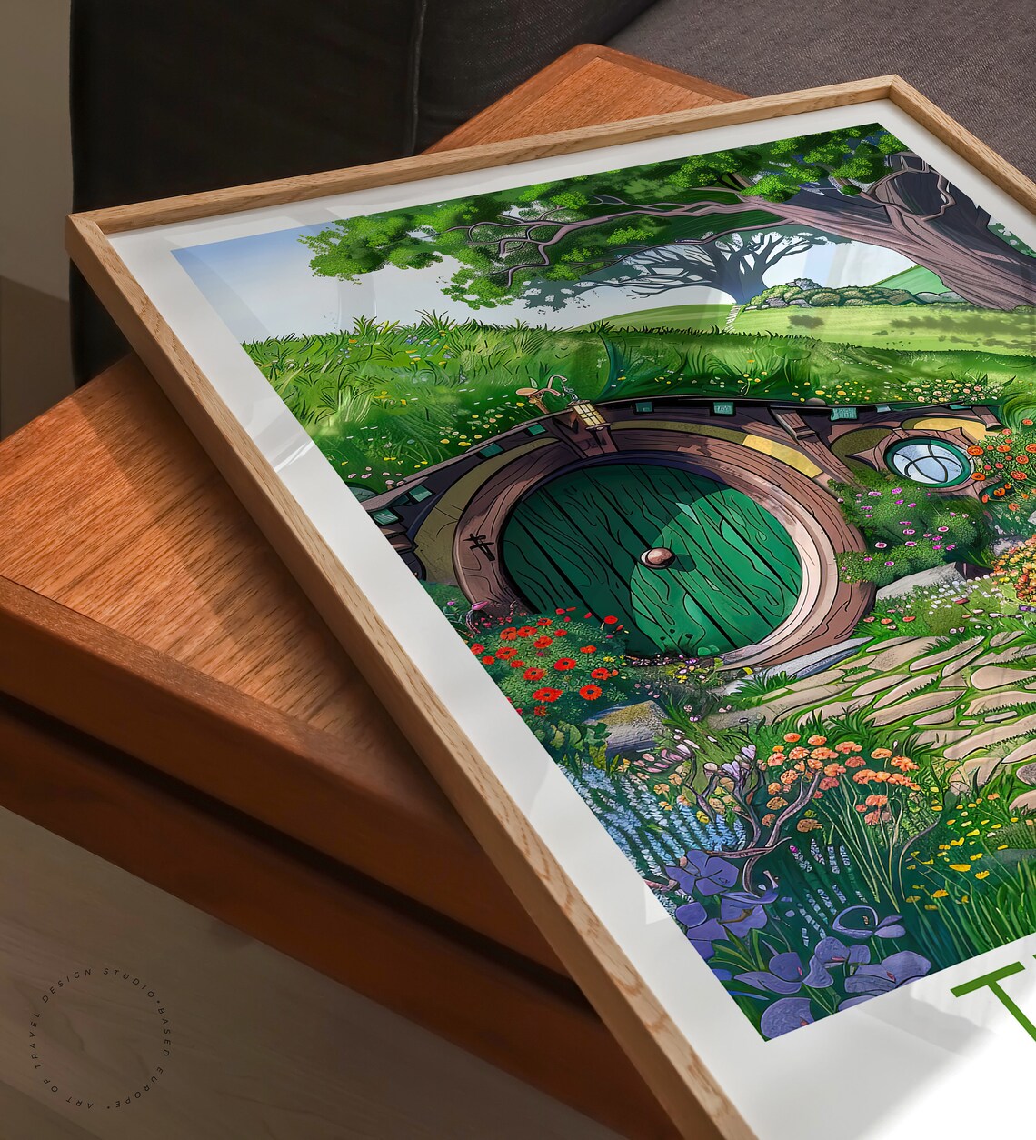 The Shire Travel Poster, Middle Earth Decor - Image 3