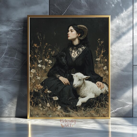 Lilith Witch Art Print Gothic Pagan Decor