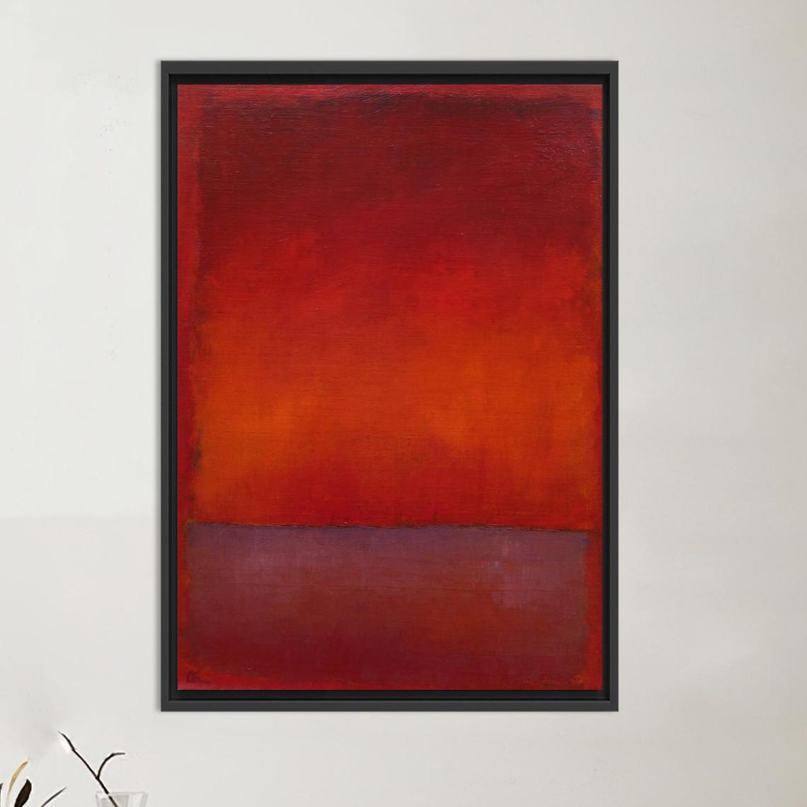 Mark Rothko Style Art Print Abstract Canvas Wall Decor