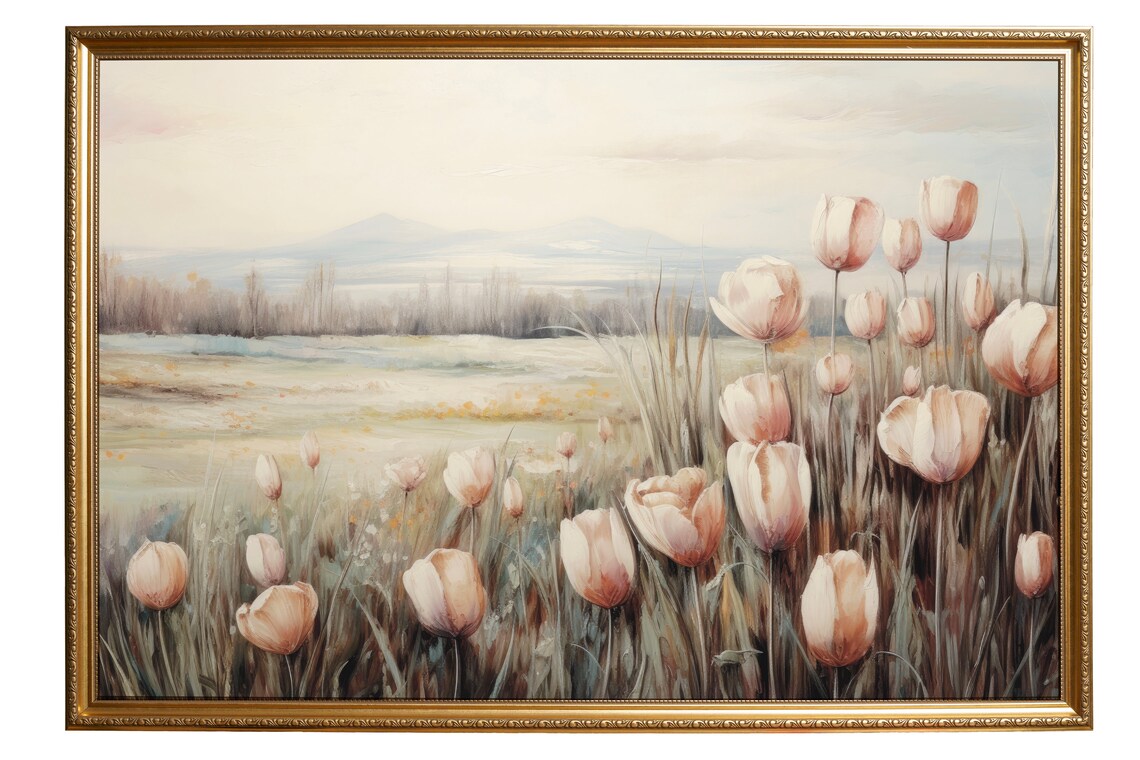 Vintage Tulip Print, Farmhouse Botanical Poster - Image 5