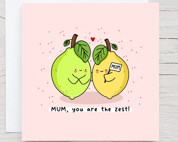Cute Mothers Day Card Best Mum Punny Mothers Day Funny Card For Mum