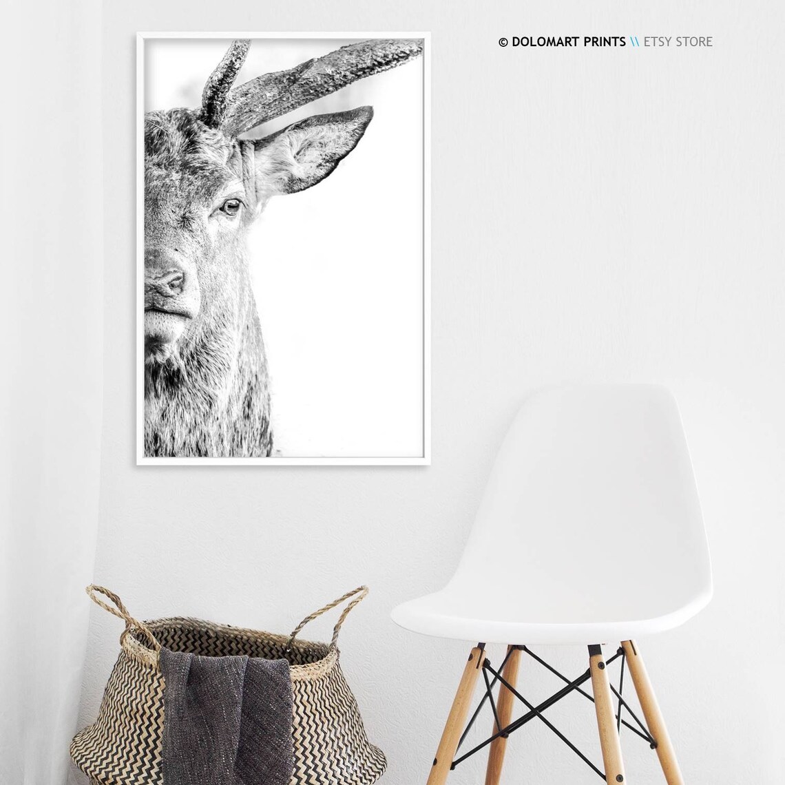 Deer Wilderness Photography Animal Poster Print - Image 3