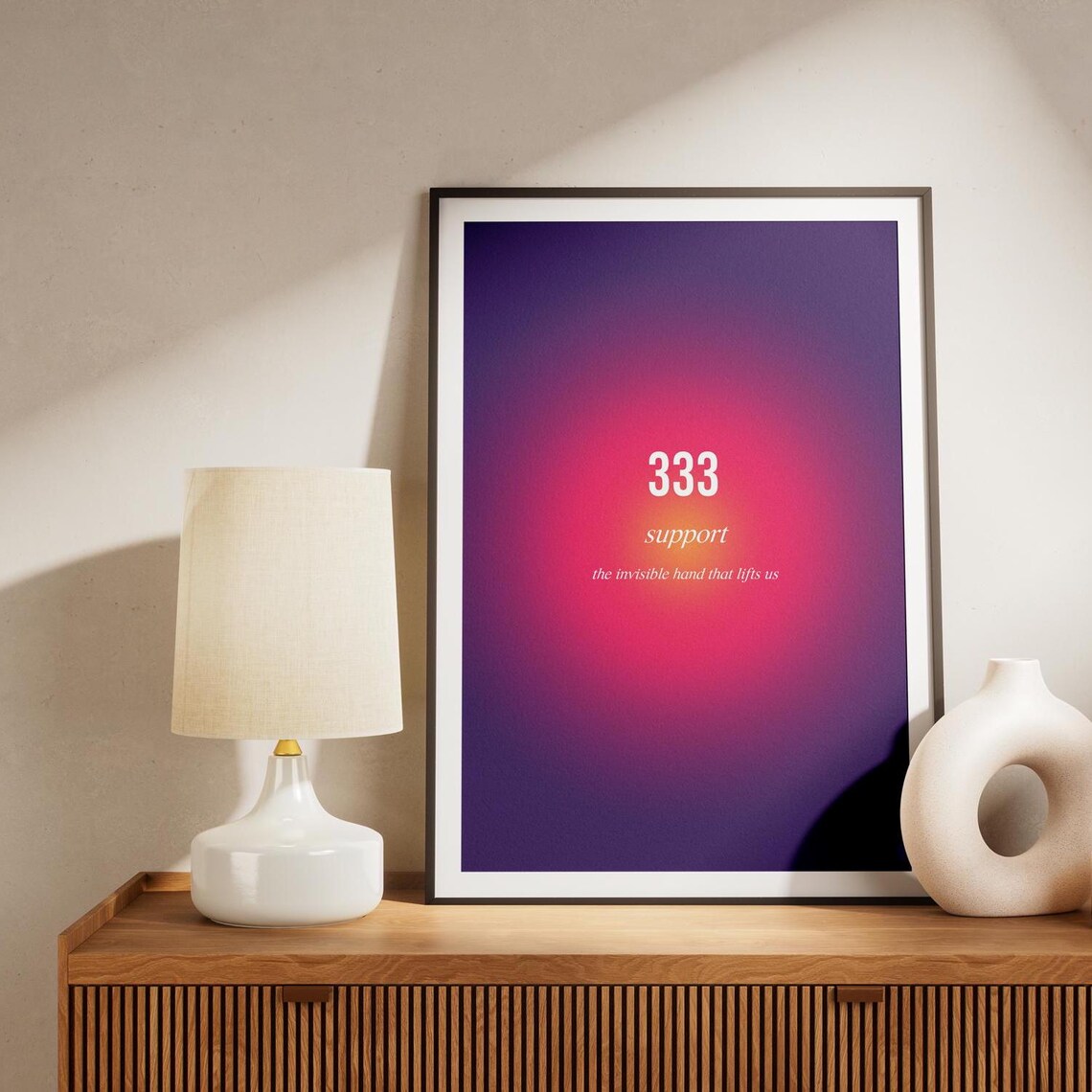 Aura Poster Support, Spiritual Home Office Decor - Image 2