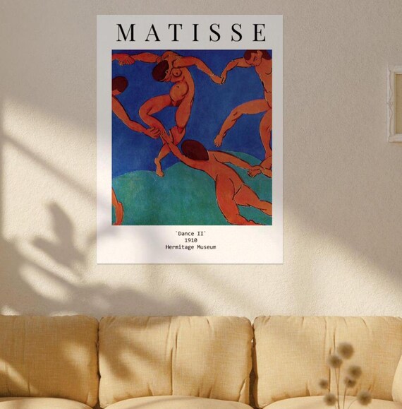 Henri Matisse Dance II 1910 Bold Red Figures Hermitage Museum Poster