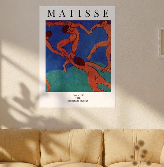 Matisse Dance Poster Matisse Painting Matisse Wall Art Matisse Poster Set Matisse Henri Matisse Art Matisse Oil Painting