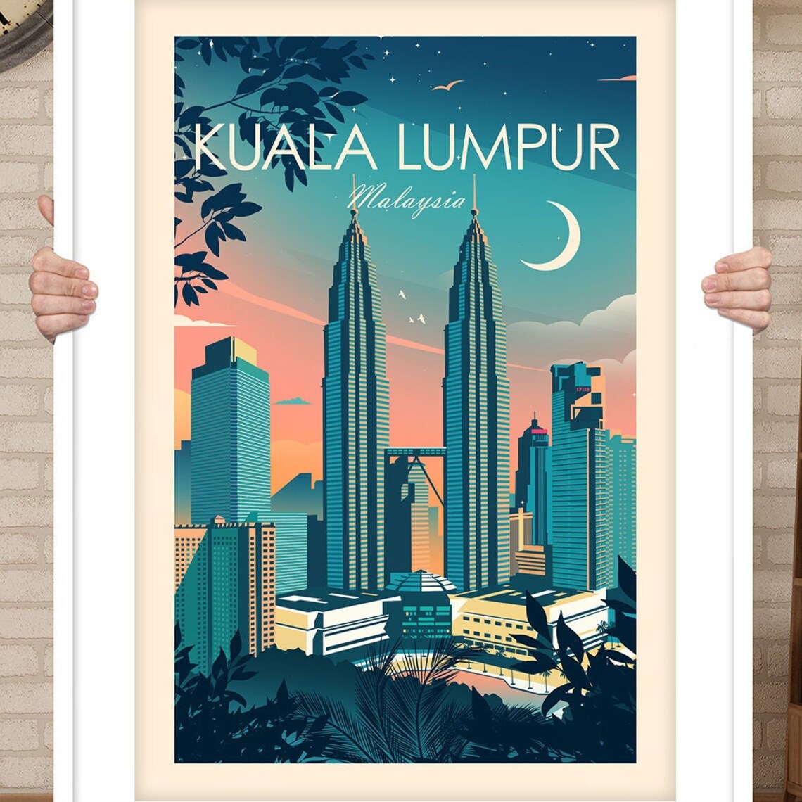 Kuala Lumpur Travel Gift Poster - Image 3