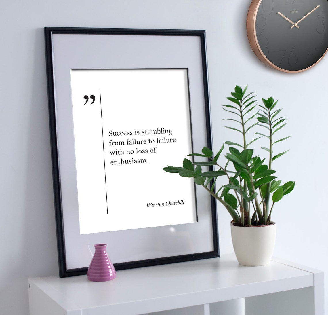 Winston Churchill Quote Motivational Wall Art Churchill Print Churchill Art Inspiring Wall Art Churchill Quotes Churchill Poster Home Decor - Image 3