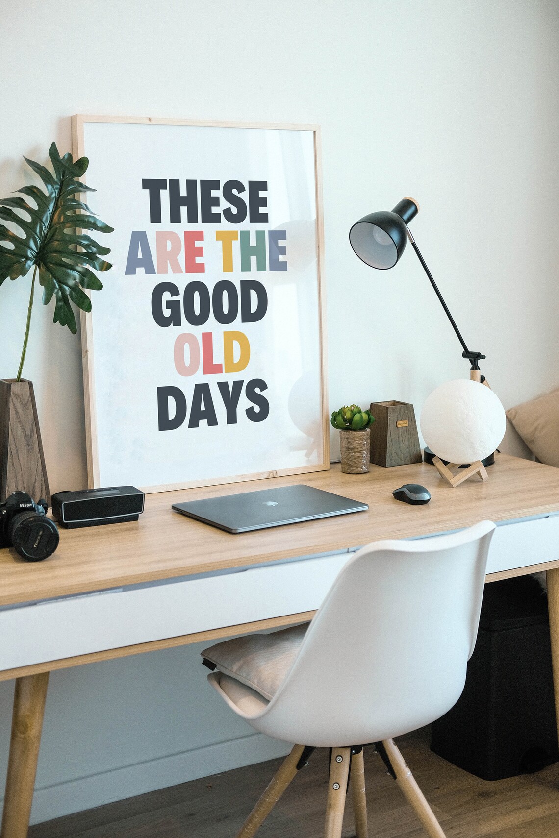 These Are The Good Old Days Typography Art Print - Image 2