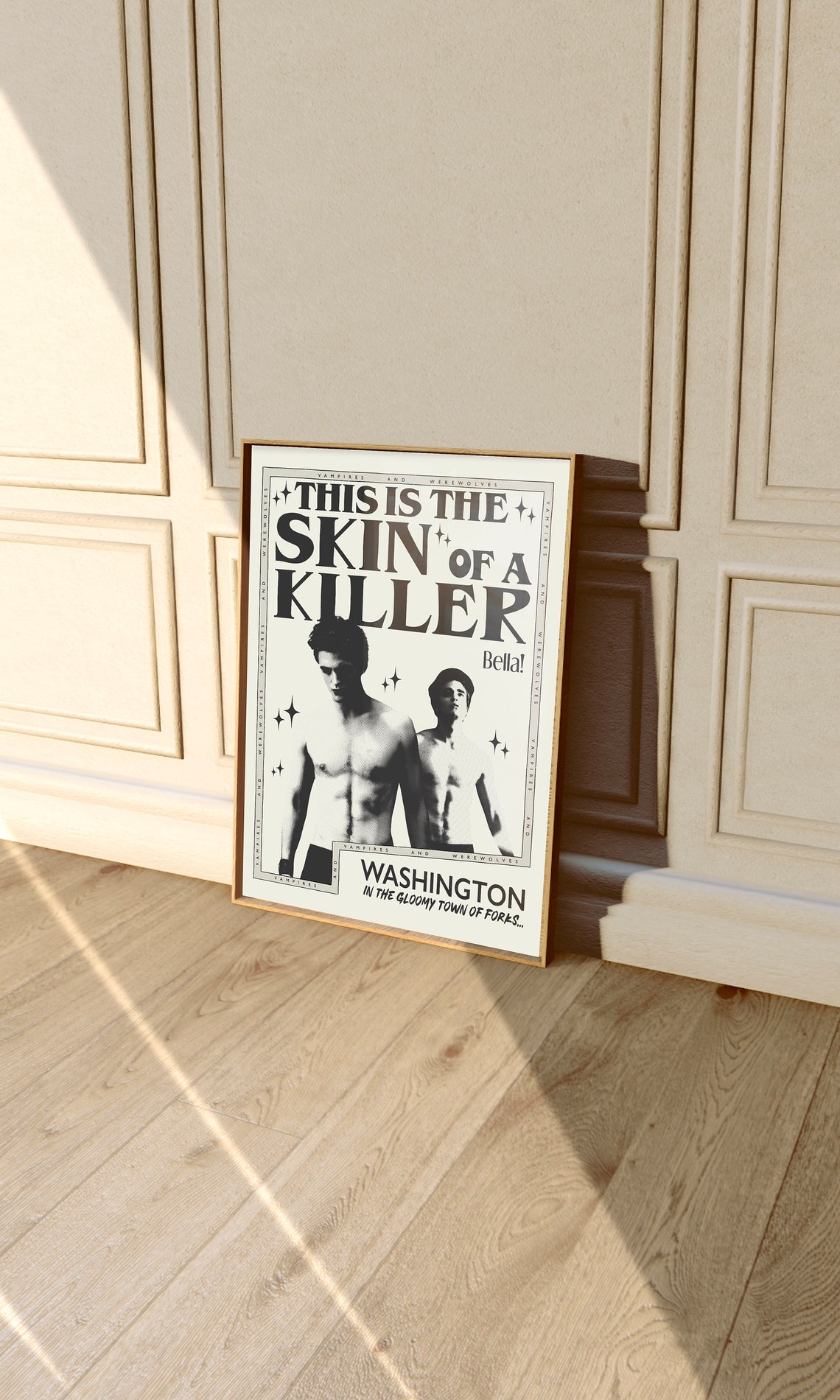 Twilight Inspired Skin of a Killer Bella Forks Vampire Movie Poster - Image 3