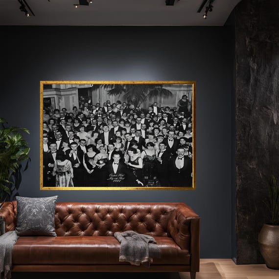 Overlook Hotel The Shining Movie Ballroom 1921 Skubrick Canvas Print Wall Art Abstract