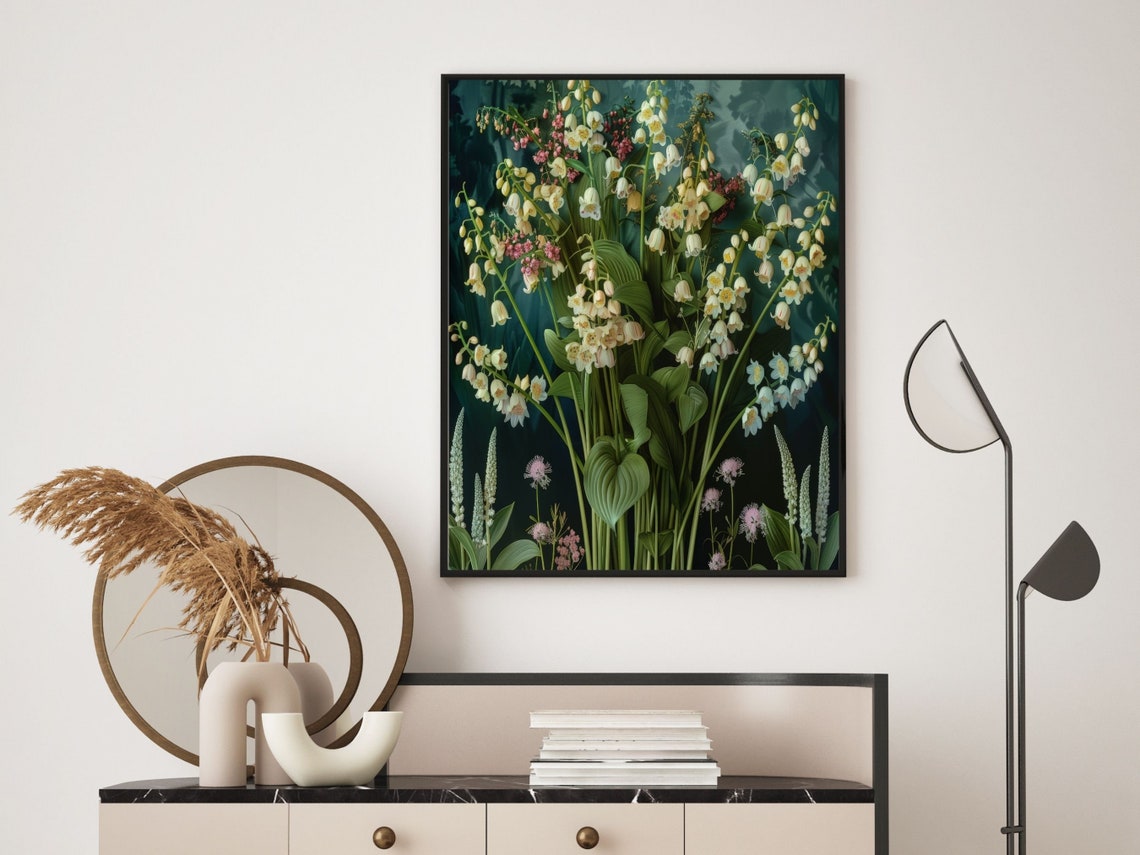 Dark Academia Butterfly Wall Art William Morris Inspired Butterfly Poster Blue Butterfly Art Butterfly Wall Hanging - Image 6