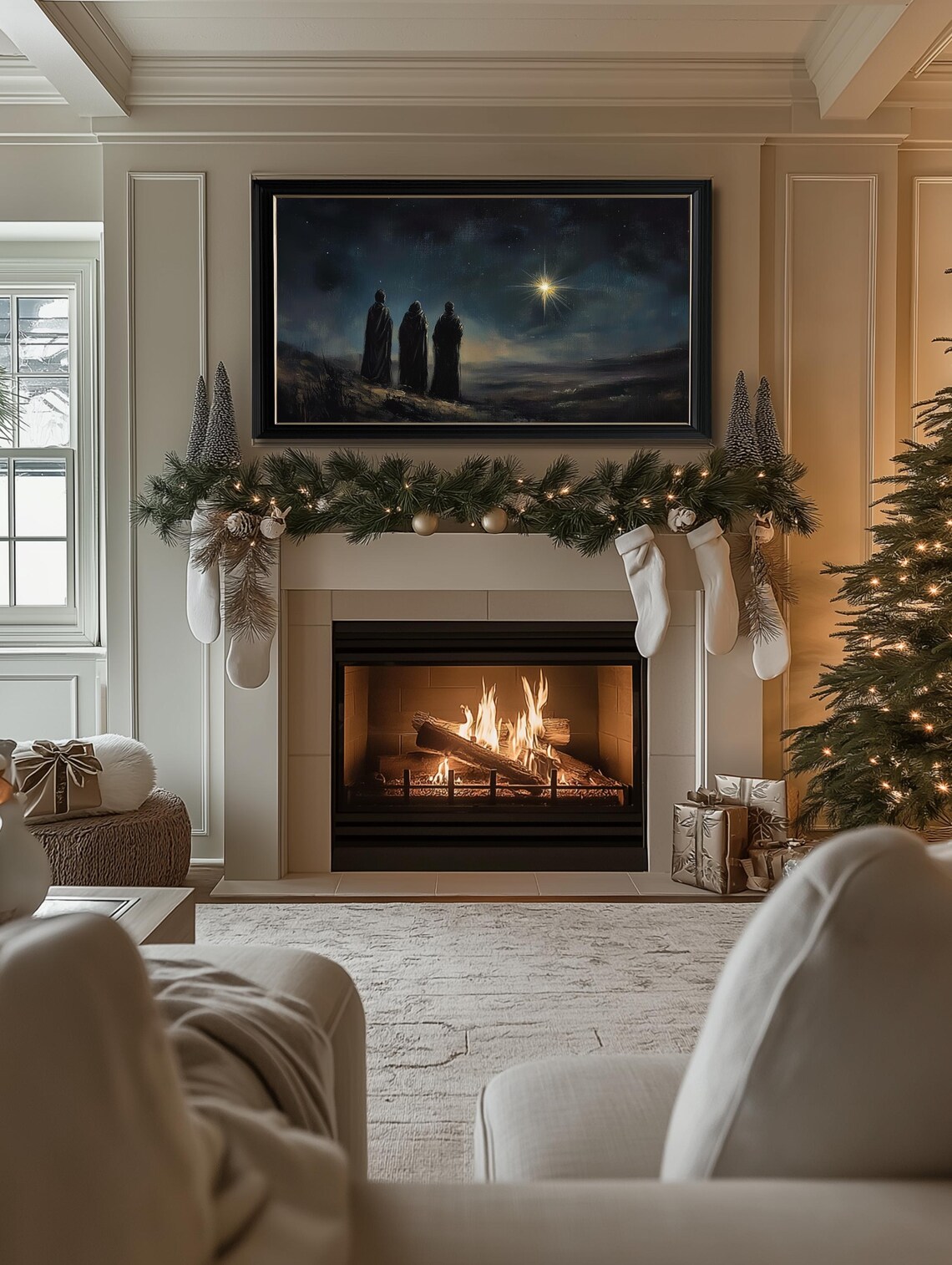 Nativity Christmas Art Print, Three Wise Men - Image 2
