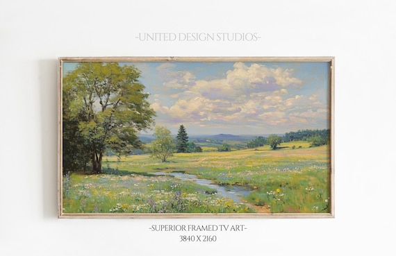 Summer Field Art Print, Seasonal Landscape