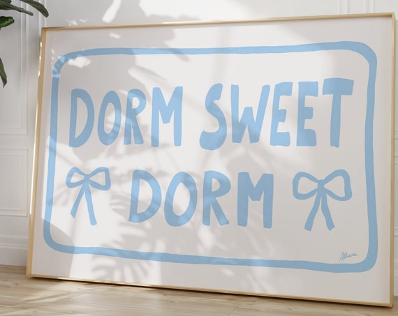Dorm Sweet Horizontal Coastal Room Decor Art Print
