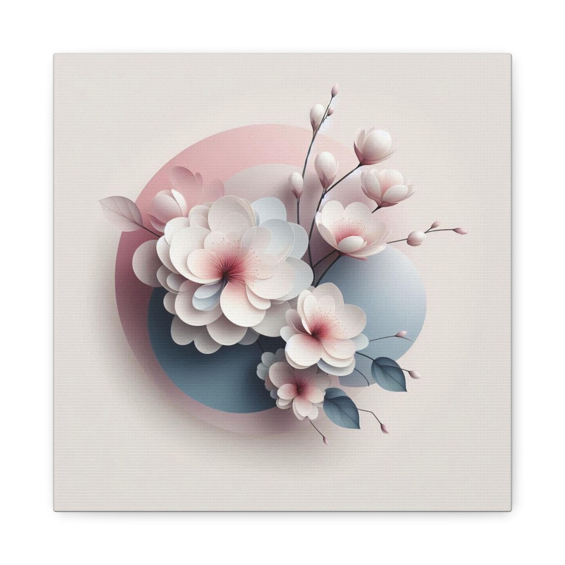 Flower Blossom Art Print, Vibrant Floral Decor - Image 2