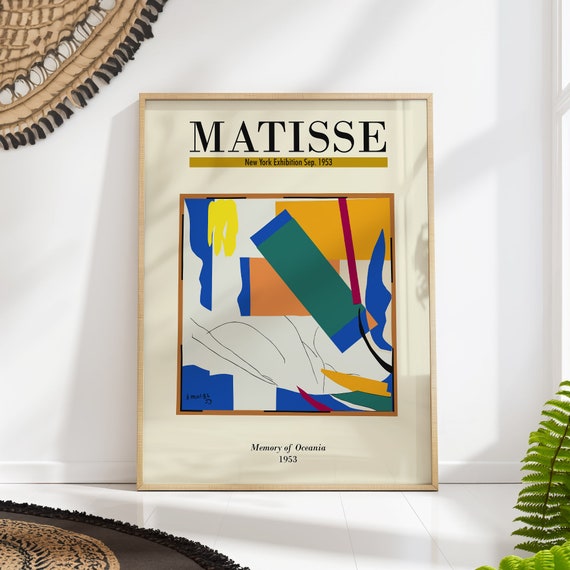 Matisse Memory Of Oceania, Mid-Century Modern Art Print