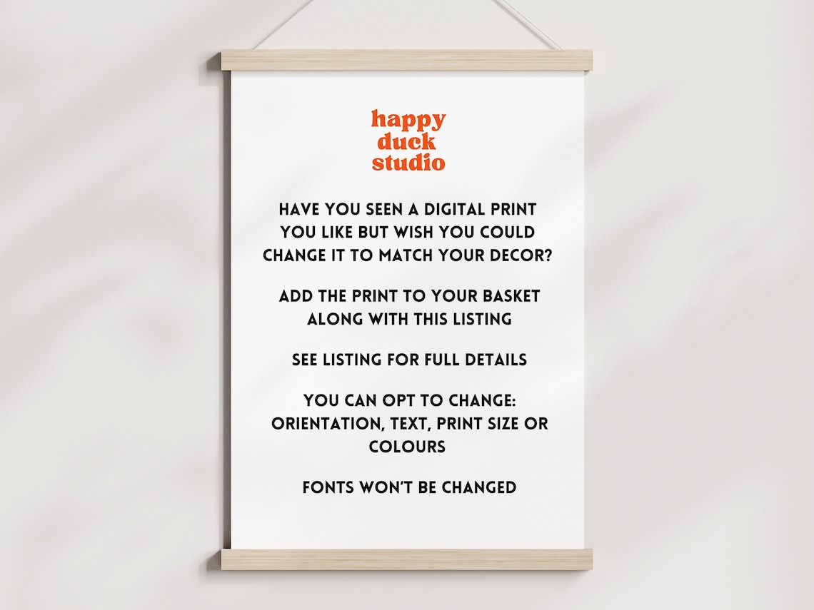 Custom Edit Request, Wall Art Print