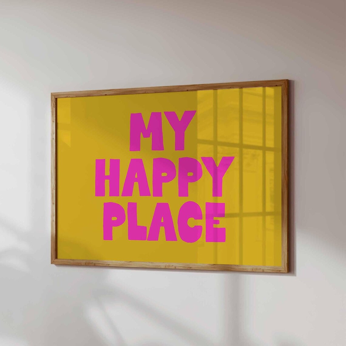 Maximalist Happy Place Art Print, Dopamine Decor