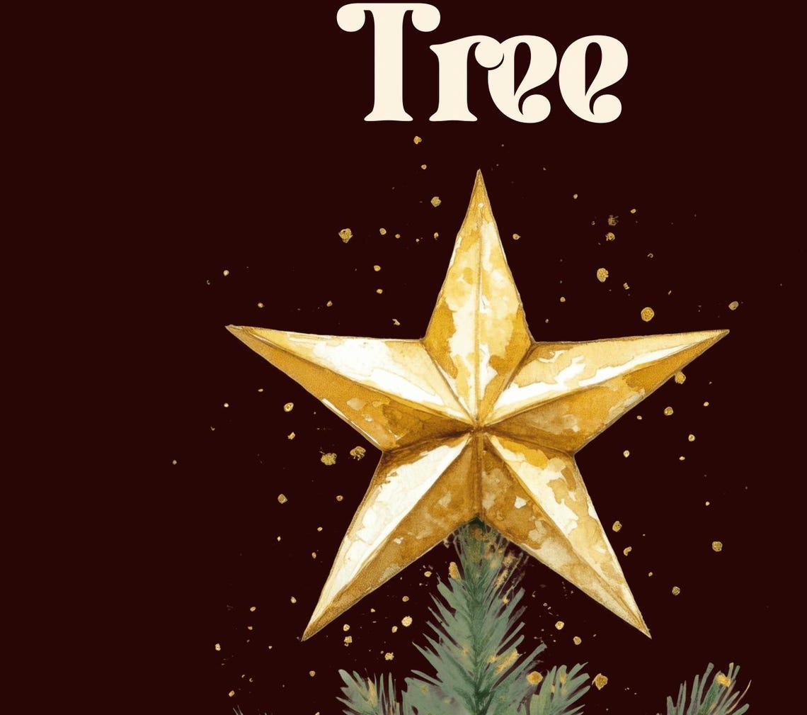 O Christmas Tree Holiday Star Print - Image 2