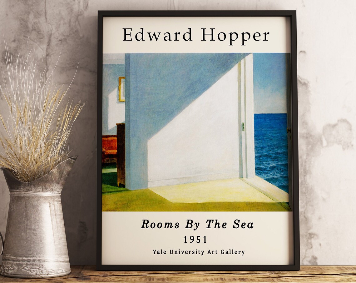 Edward Hopper Exhibition Poster, Rooms By The Sea - Image 3