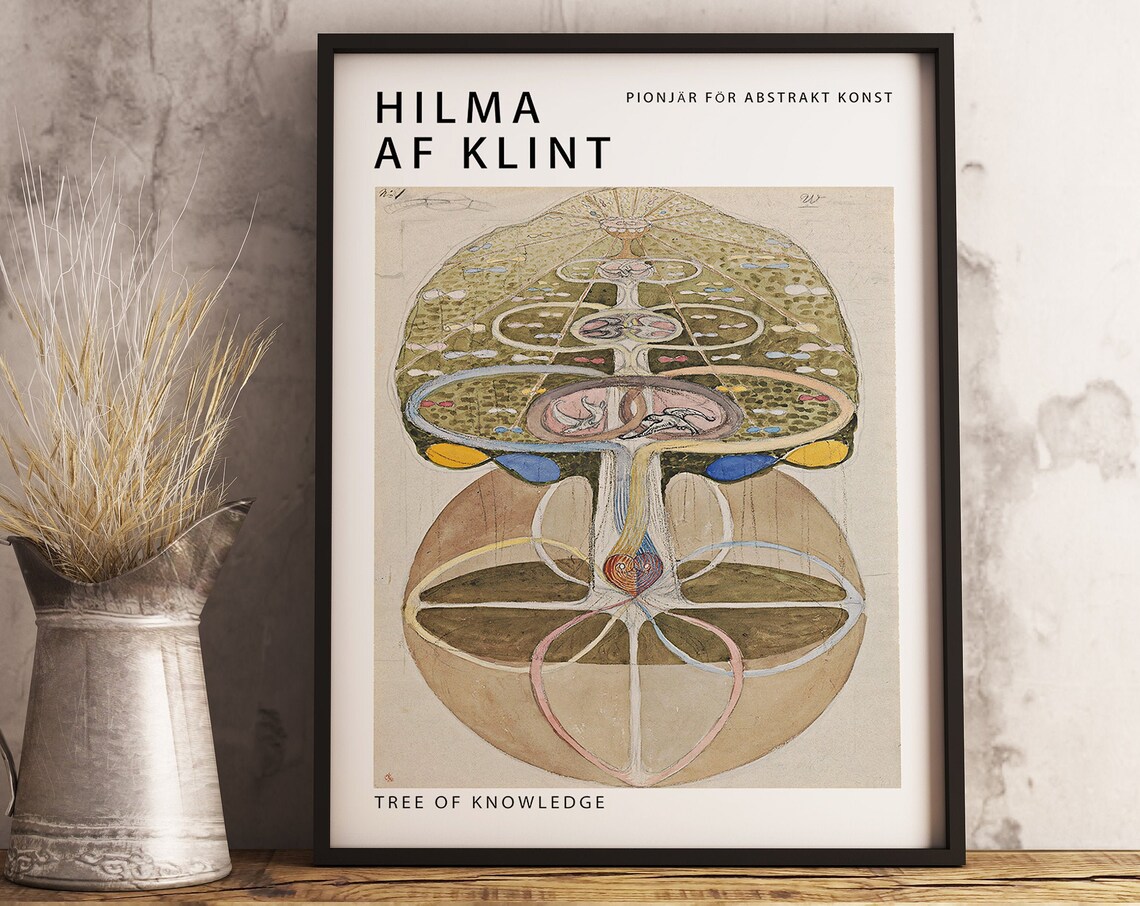 Hilma Af Klint Tree Of Knowledge Vintage Art Print - Image 3