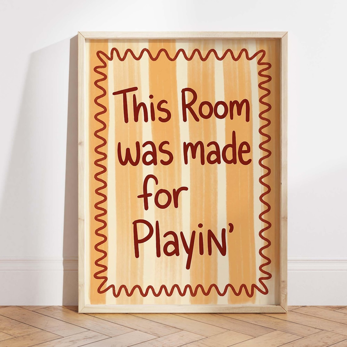 This Room Was Made For Playin' Quote, Playroom Decor