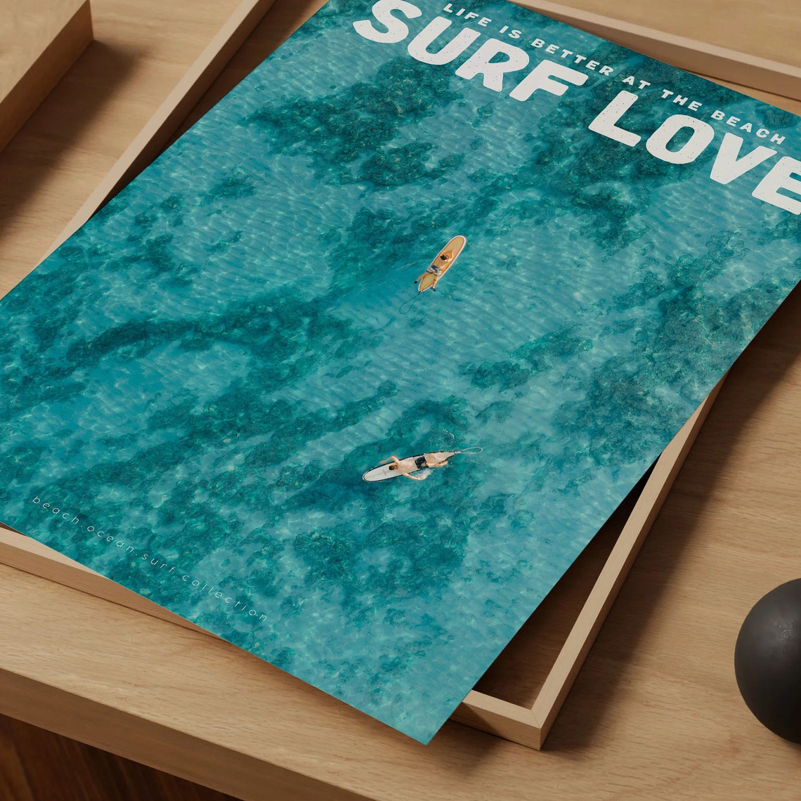 Aerial Surf Poster Surf Love Movie Poster And Magazine Cover Style Print Surf Wall Art Surfer Posters Aesthetic Surfer Gift Surfing Photo - Image 4