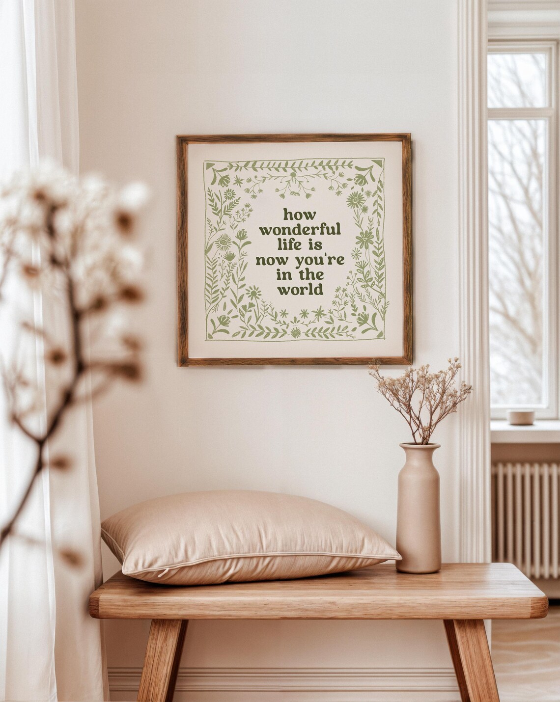 How Wonderful Life Is Now Youre In The World Art Print