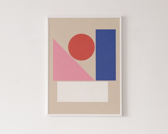Balance Blocks Colorful Geometric Balancing Shapes Files For An Instant Download