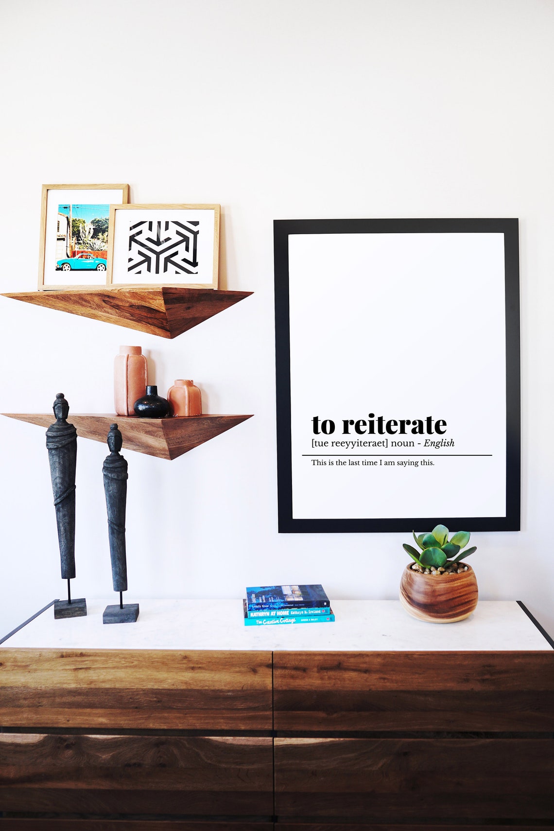 To Reiterate Definition Funny Office Dictionary Sarcasm Wall Art - Image 2