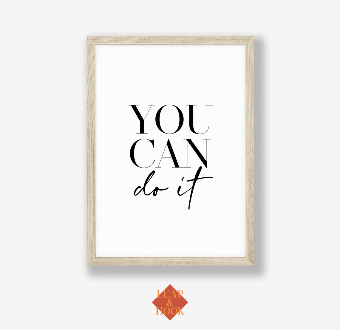 Motivational Poster Feminist Wall Art You Can Do It Girl Power Wall Art Home Office Wall Decor Teen Girl Room Decor - Image 2