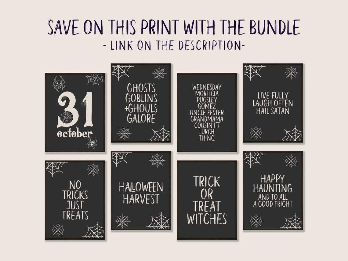 Always Spooky Season in This House Halloween Quote Wall Poster - Image 4