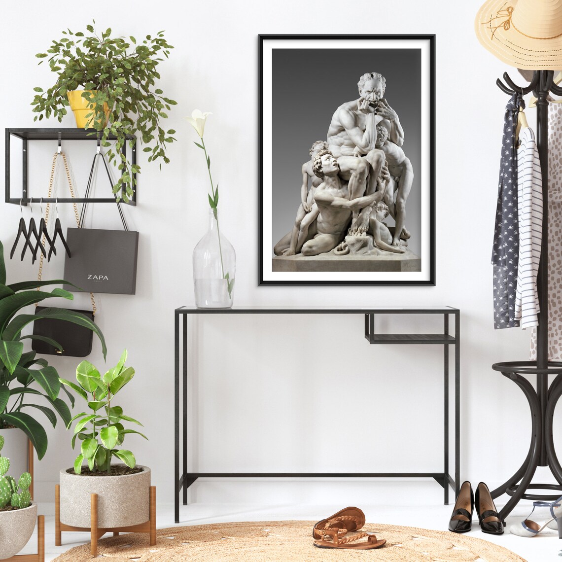 Jean Baptiste Carpeaux Ugolino And His Sons Art Print - Image 2