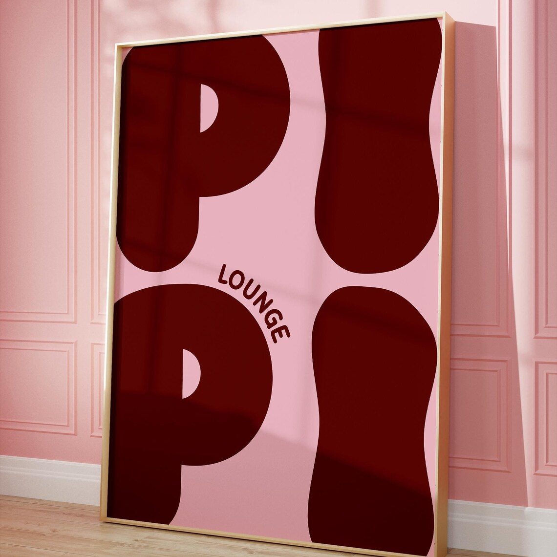 Pipi Lounge Witziges Bathroom Toilet Sign Poster