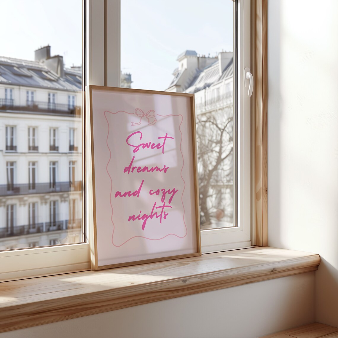 Sweet Dreams And Cozy Nights, Minimalist Bedroom Decor - Image 2