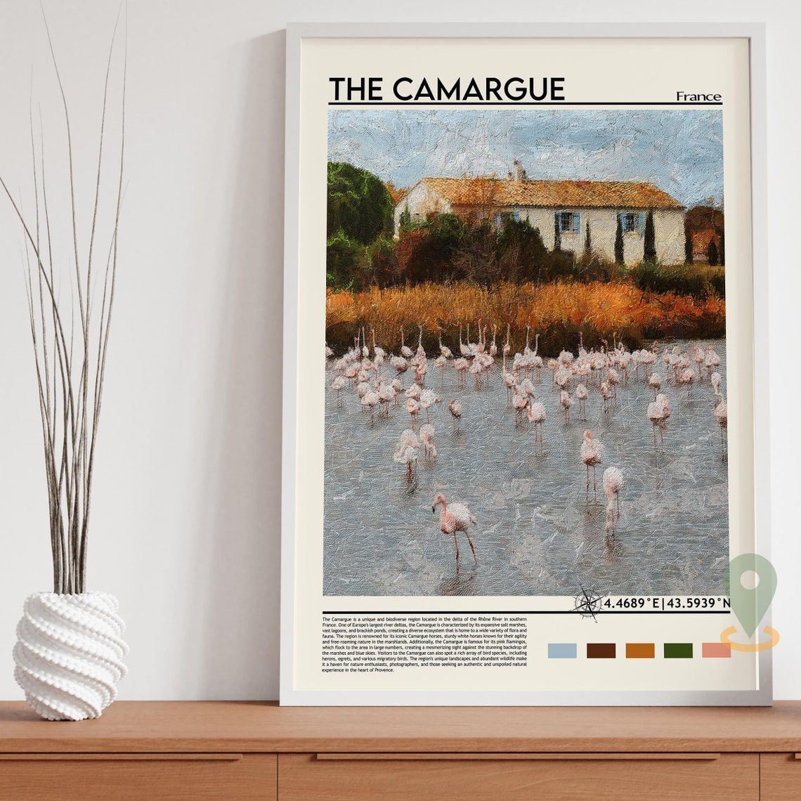 Camargue Print Camargue Poster Camargue Wall Art Camargue Travel Print Camargue Art Print Camargue Artwork Camargue Photo France Art - Image 5