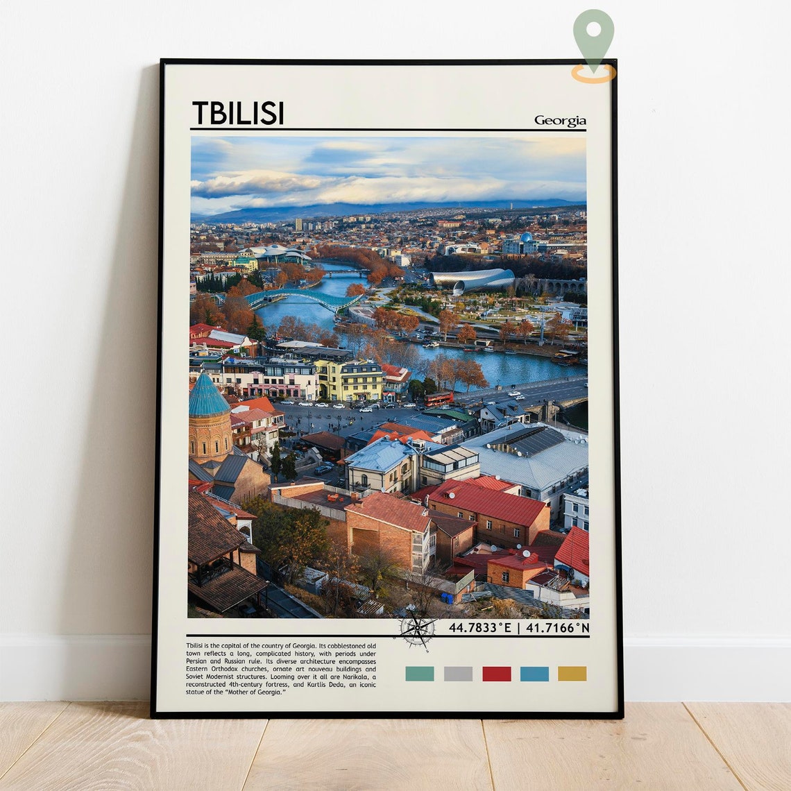 Tbilisi Print Tbilisi Art Tbilisi Poster Tbilisi Photo Tbilisi Poster Print Tbilisi Painting Georgia Travel Poster Tbilisi Wall Art - Image 5