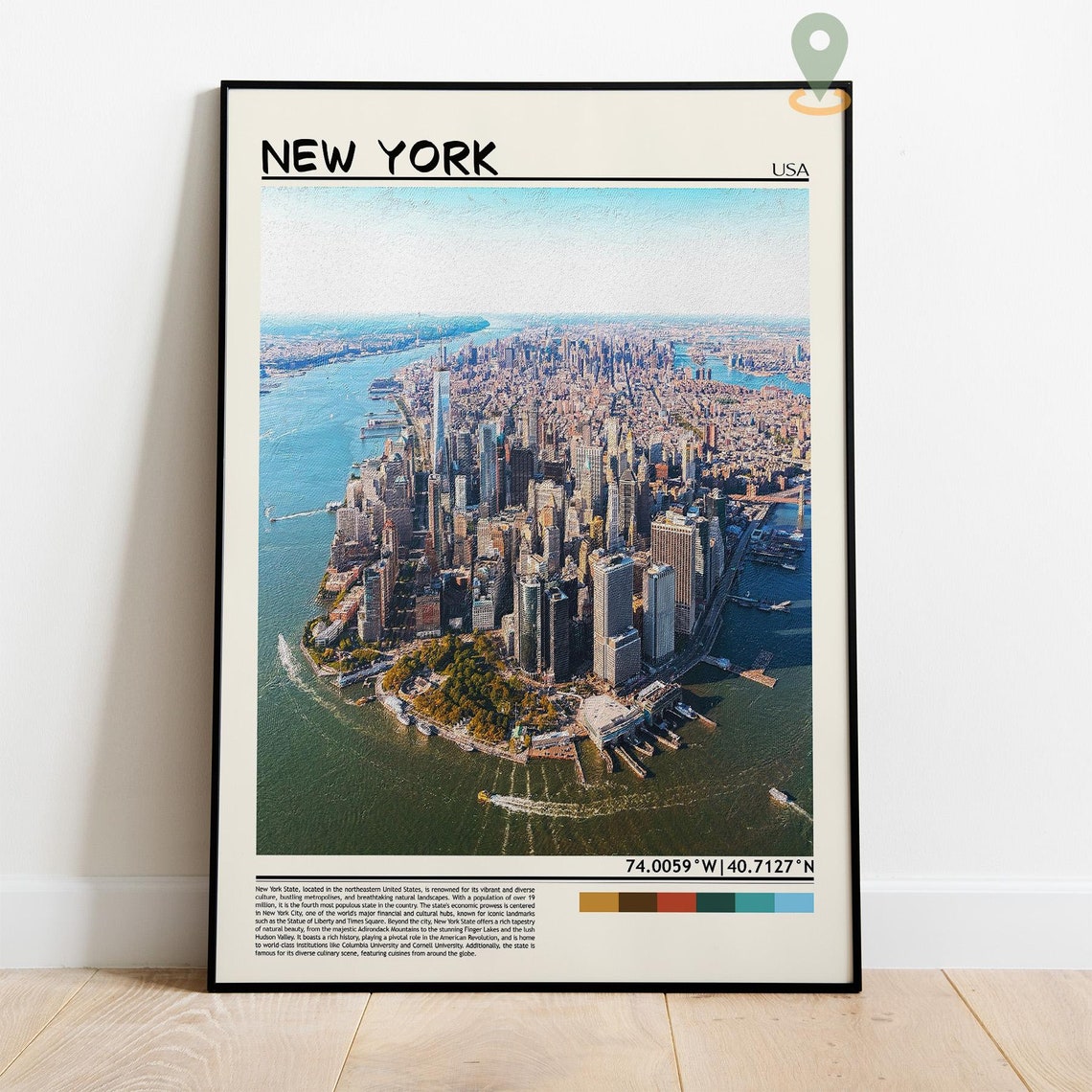 New York Print New York Art New York Poster New York Photo New York Poster Print New York Painting New York Travel Poster New York - Image 5